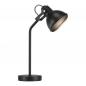 Preview: Industrie Stil Tischlampe schwarz